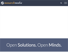 Tablet Screenshot of monarchmedia.com